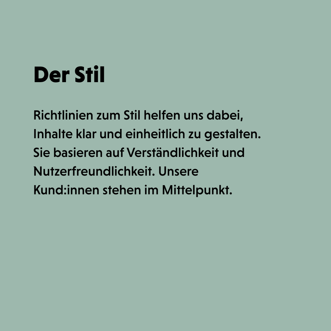 Zum Schluss geben wir der Sprache klare Leitplanken.