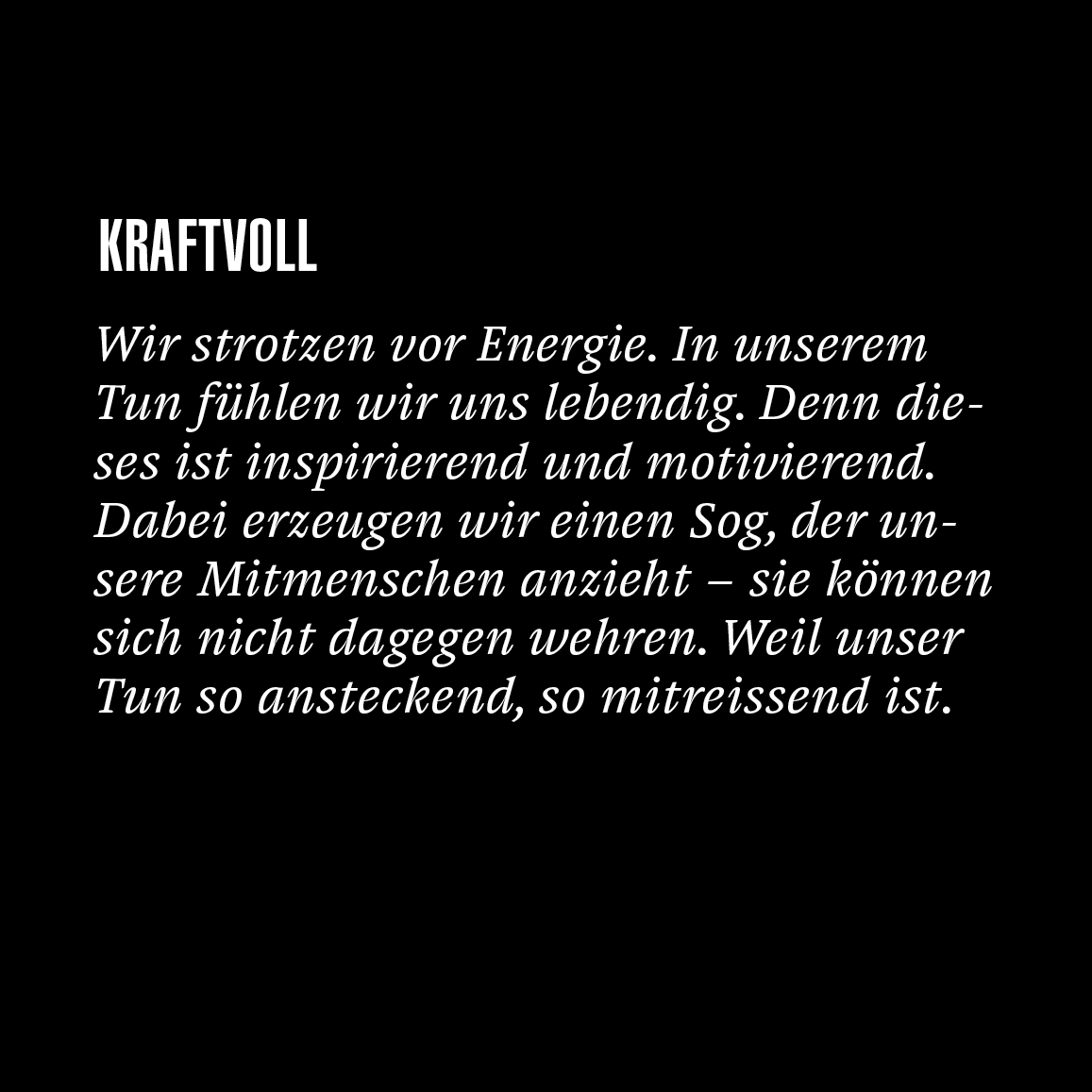 KRAFTMARKT Wert 2 KRAFTMARKT Wert 2