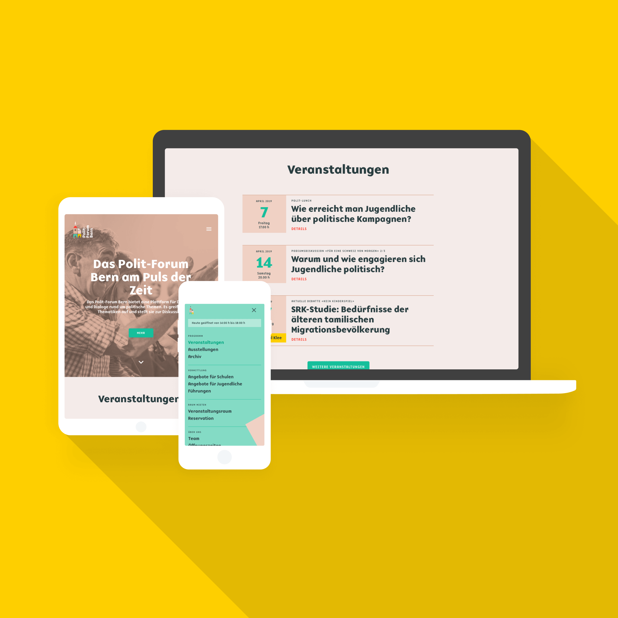 Polit-Forum Bern Website