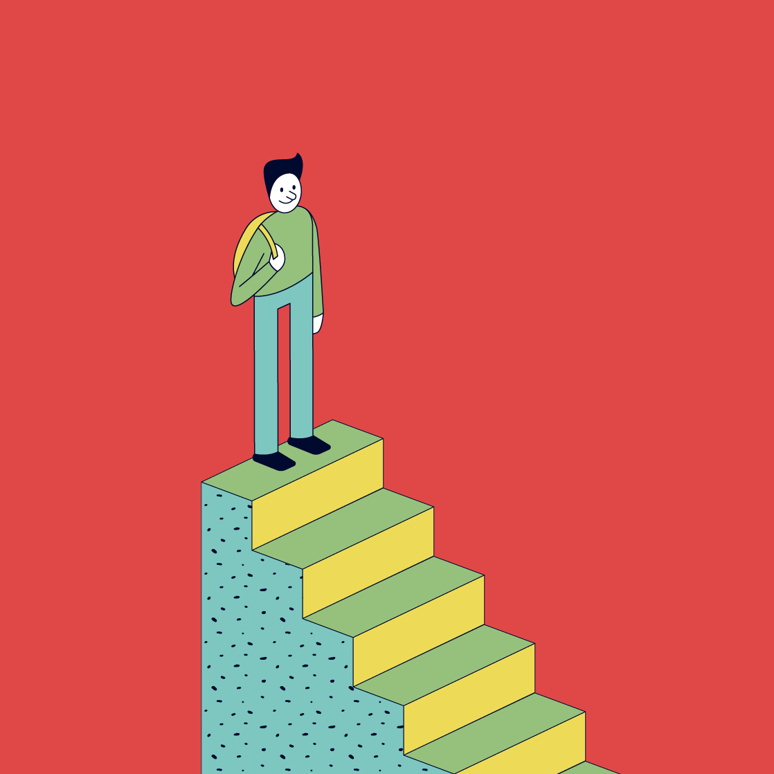 Employer Branding FRESCH Identity Illustration Rot