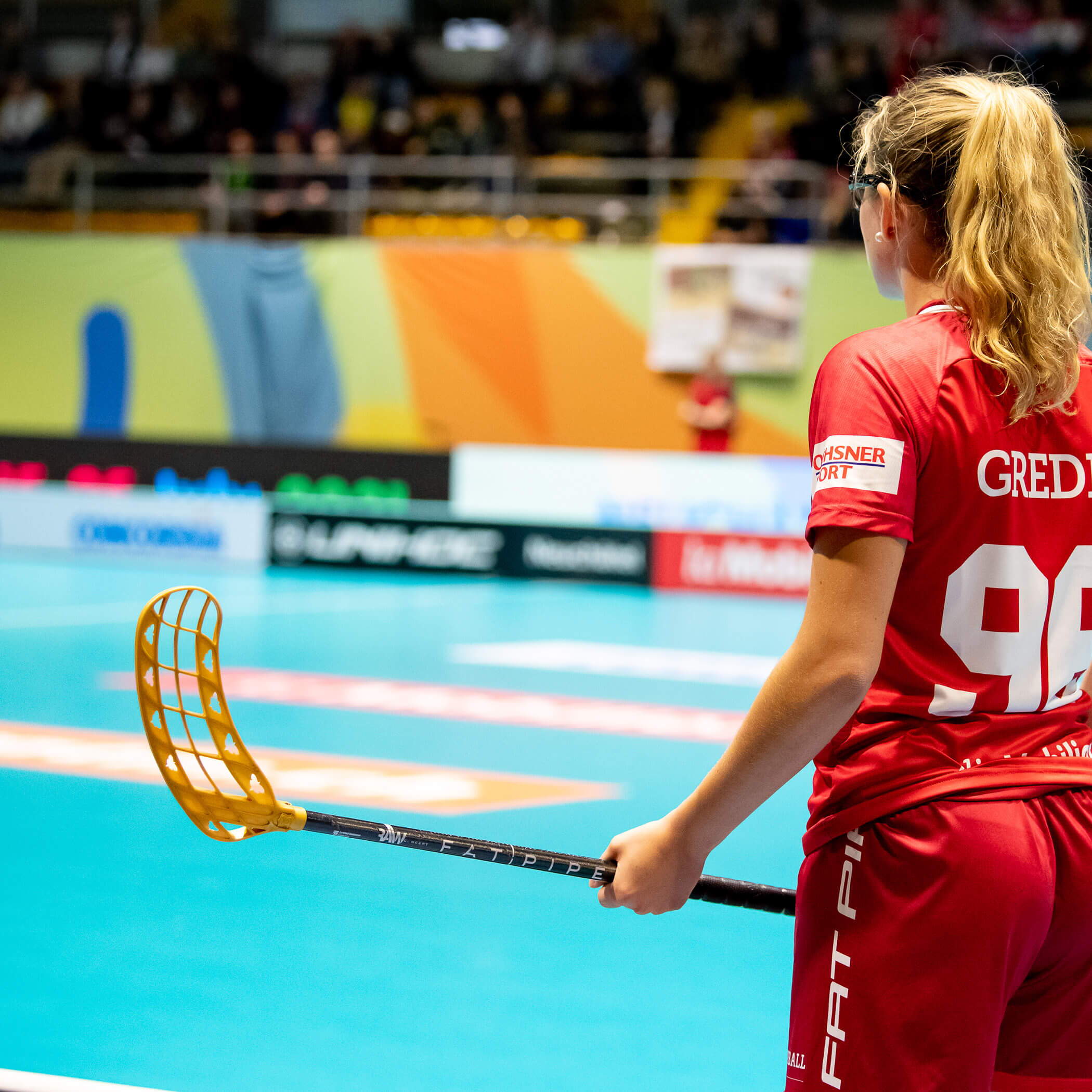Swiss Unihockey Damen WM Banner