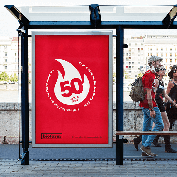 Biofarm 50 Jahre Jubiläum Visual Biofarm 50 Jahre Jubiläum Visual