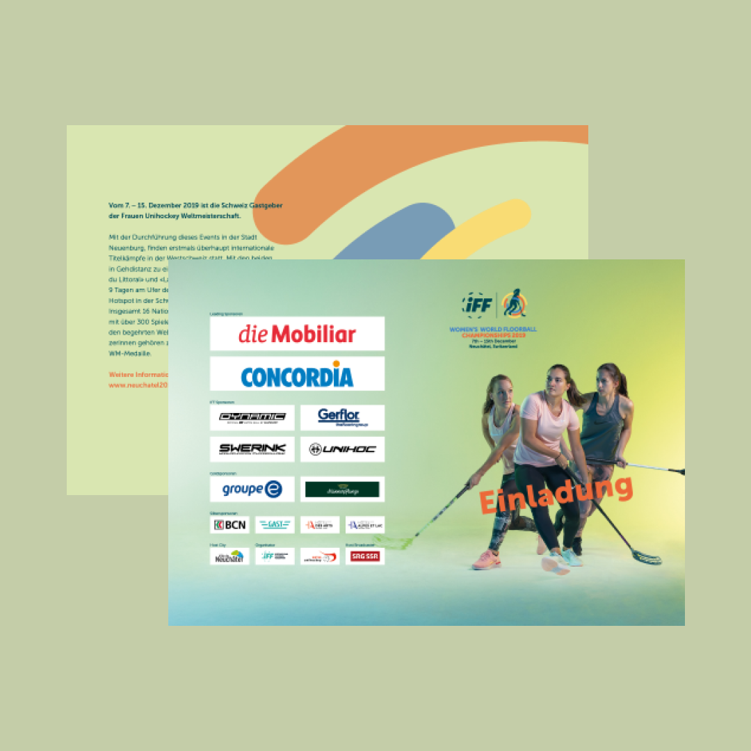 Swiss Unihockey Damen WM Einladung Swiss Unihockey Damen WM Einladung