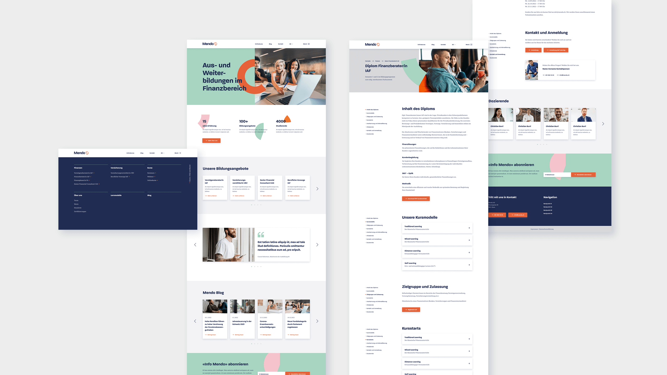 Webdesign Prototyp Mendo AG Webdesign Prototyp Mendo AG