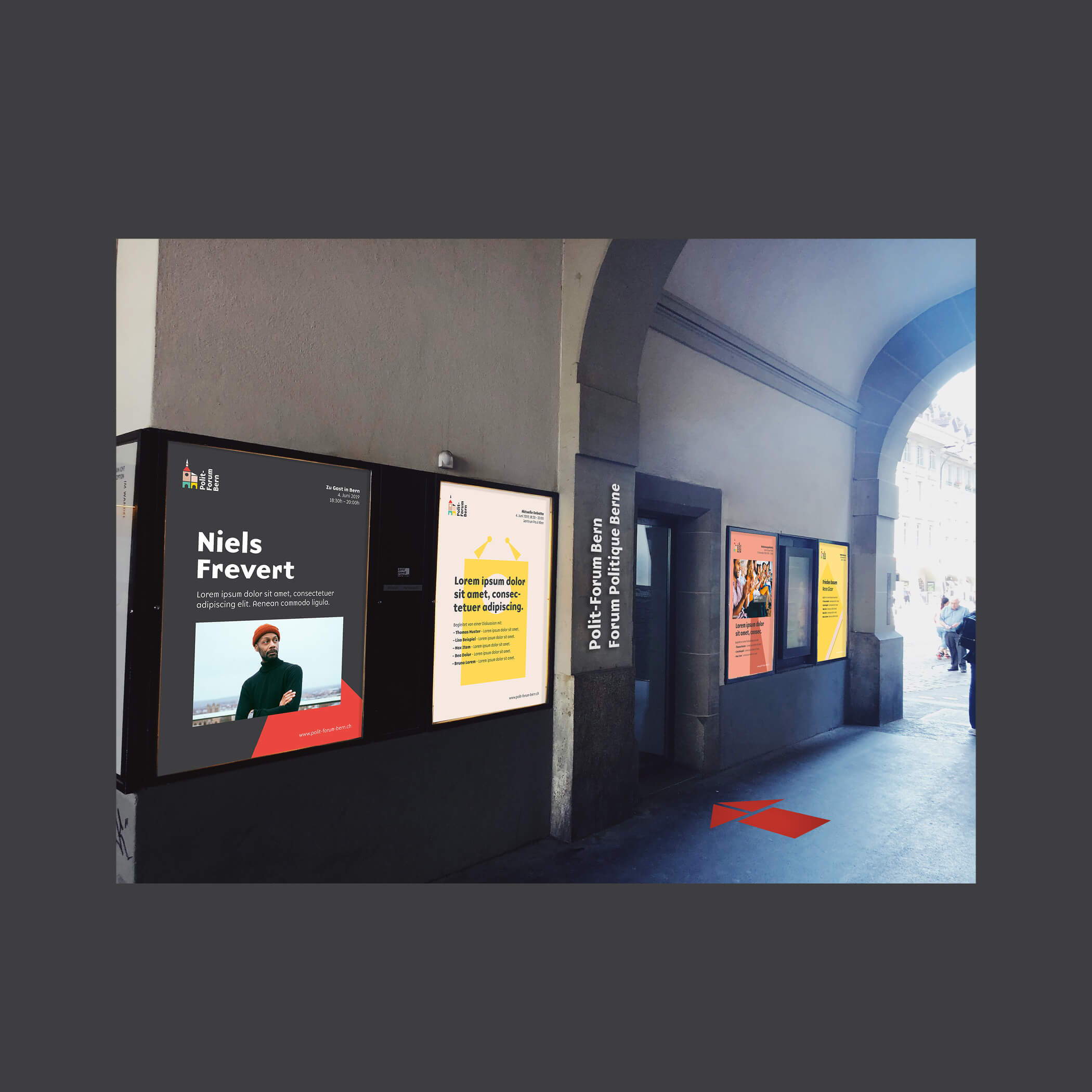 Polit-Forum Bern Eingang