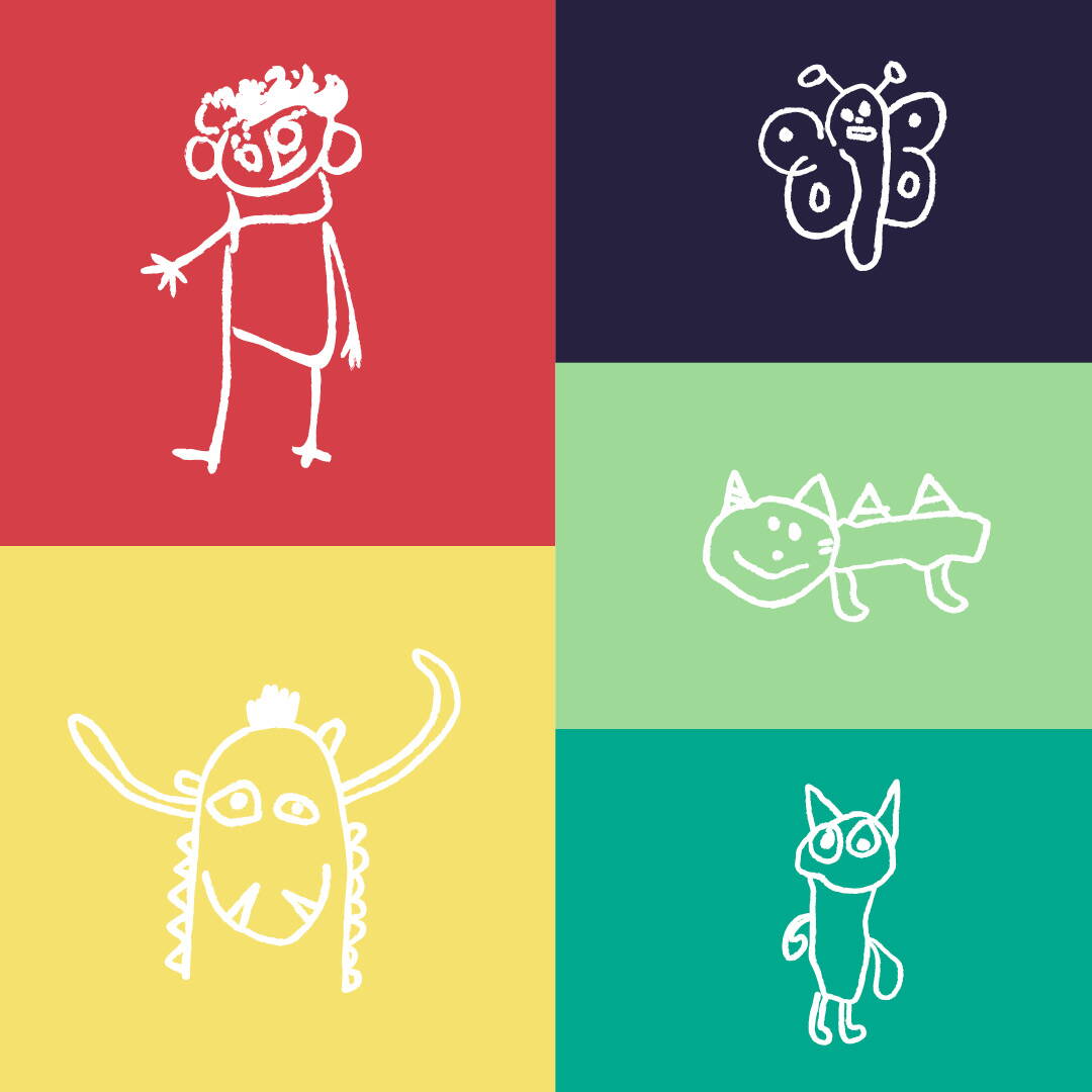 Gestaltungselement der Christophorus Schule Bern: Illustrationen