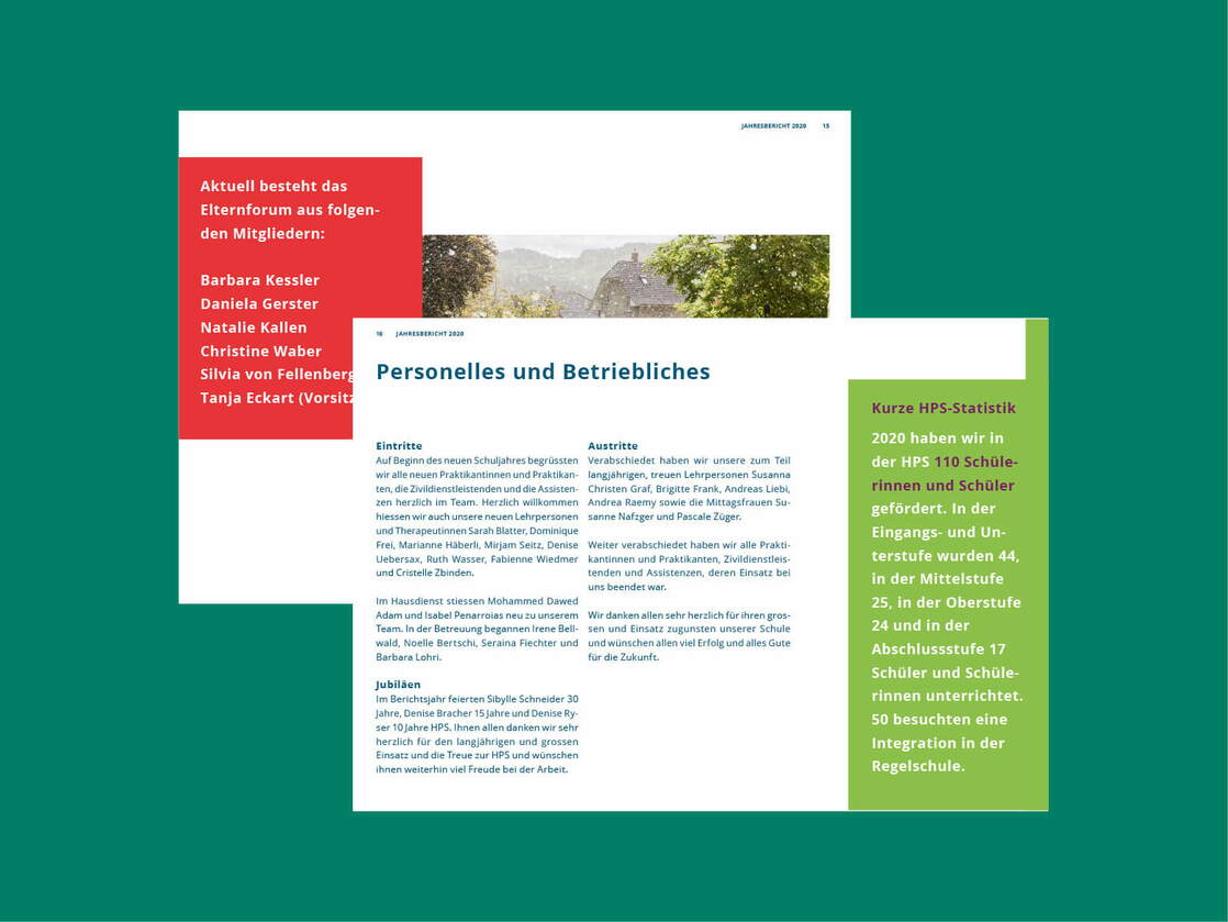 HPS Heilpädagogische Schule der Region Thun HPS Heilpädagogische Schule der Region Thun