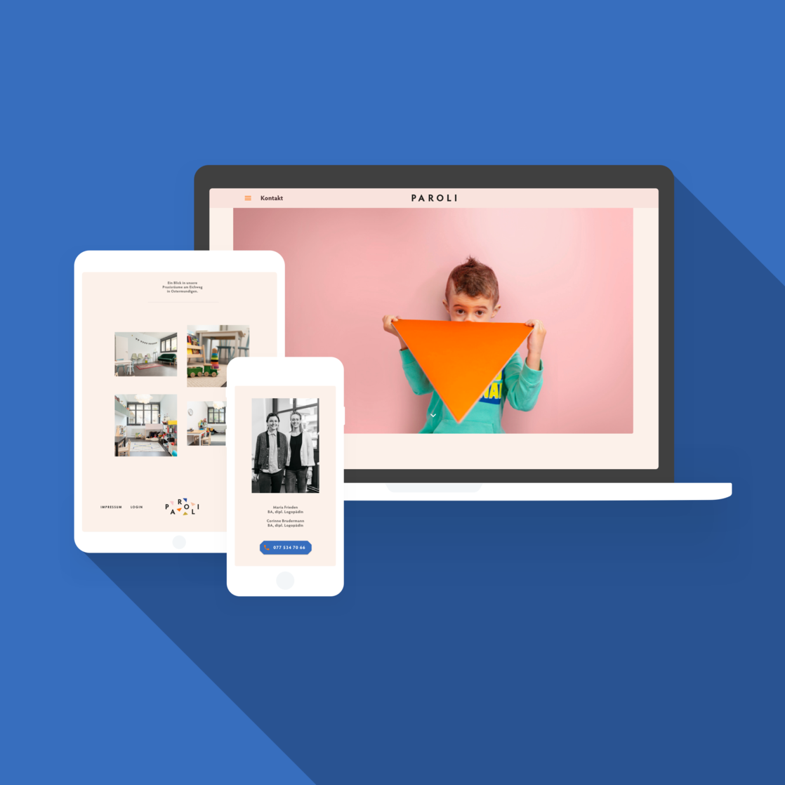 Markenidentität Logopädische Praxis Paroli
