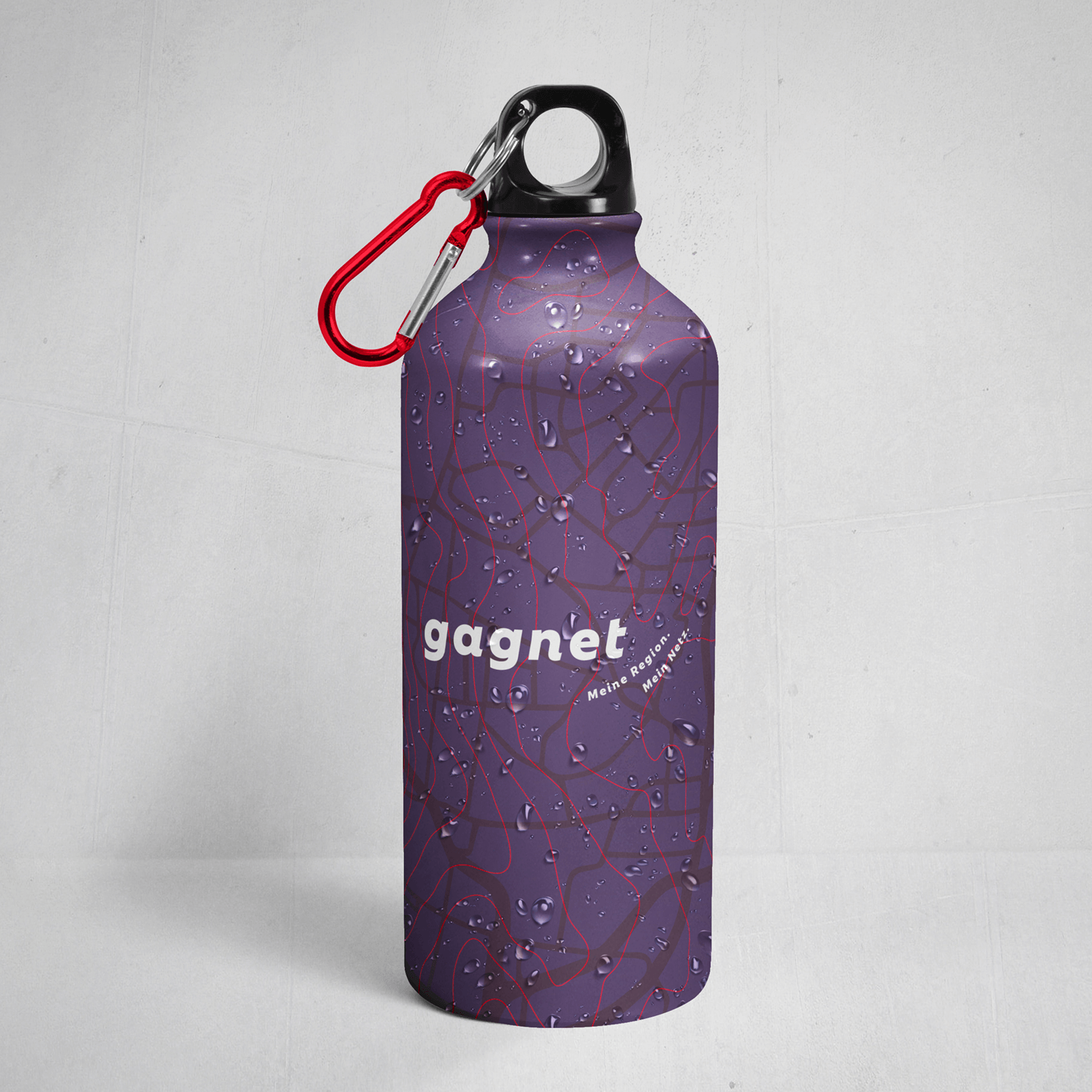 Gagnet Mock-up Trinkflasche