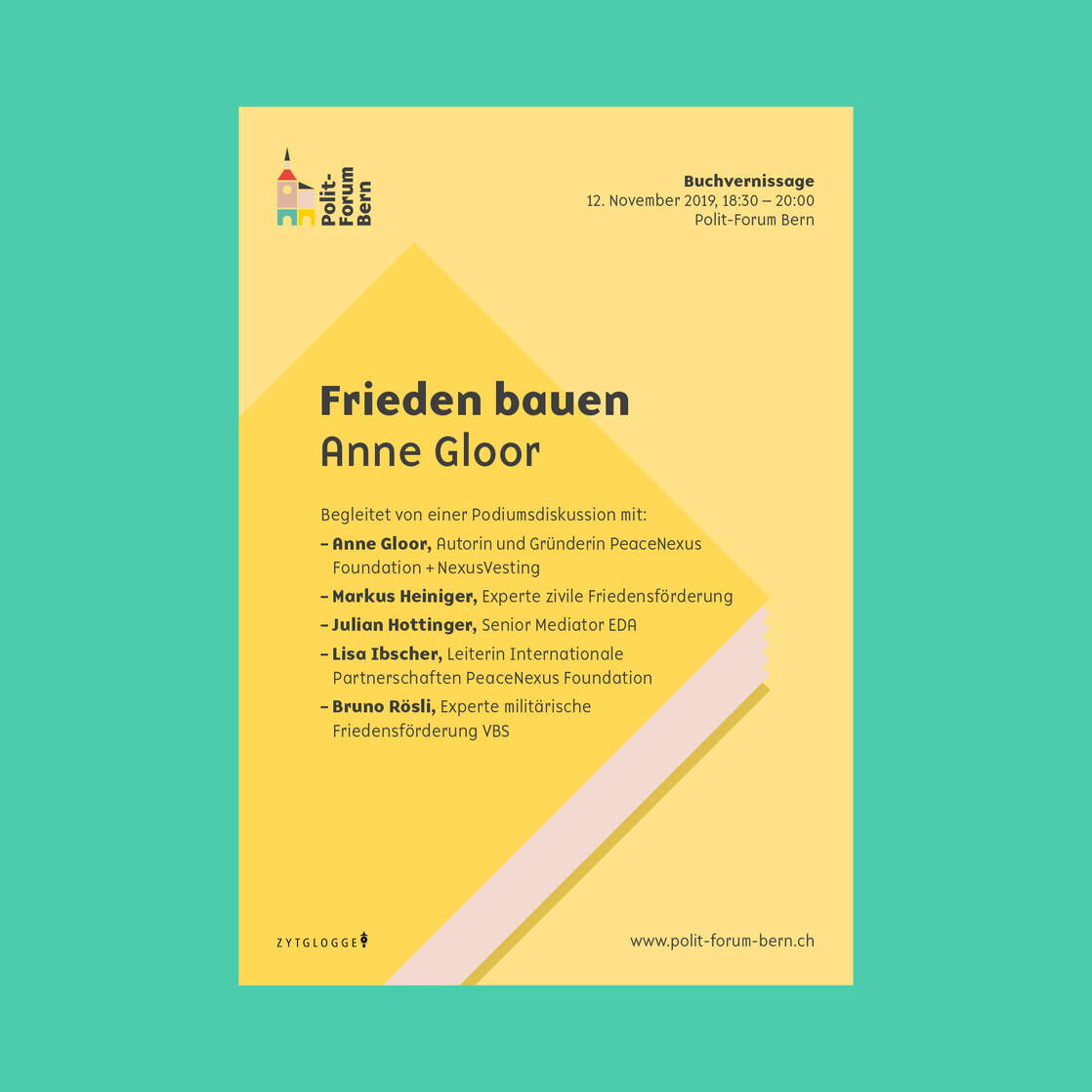 Polit-Forum Bern Plakat Buchvernissage Polit-Forum Bern Plakat Buchvernissage
