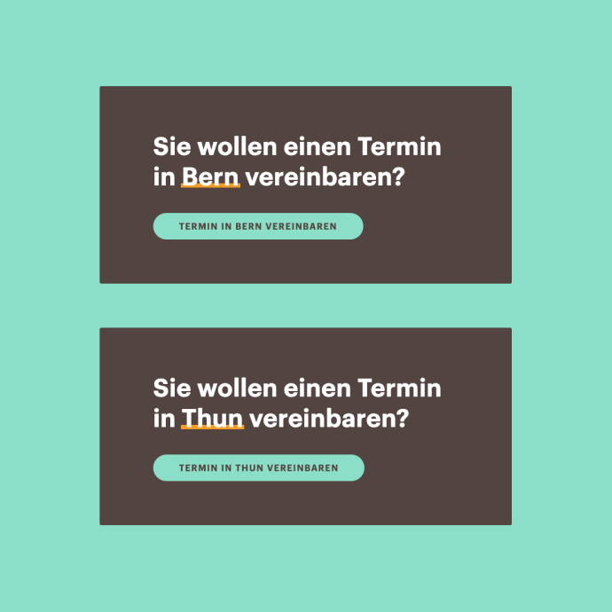 Praxis Integri Call-to-Action Farbe