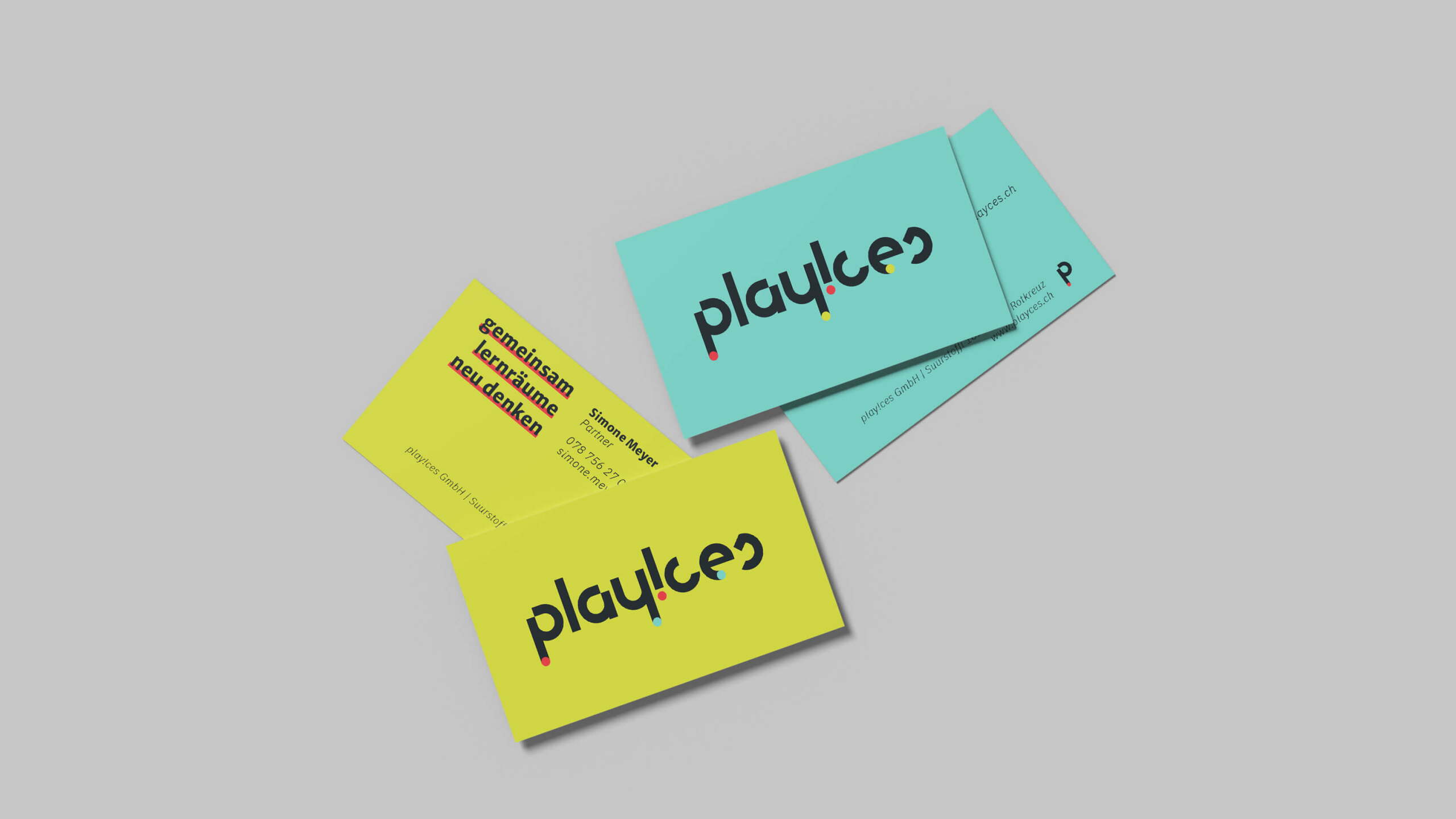 PlayIces Visitenkarte Start-up, aber die guten alten Visitenkarten müssen trotzdem her ;-)