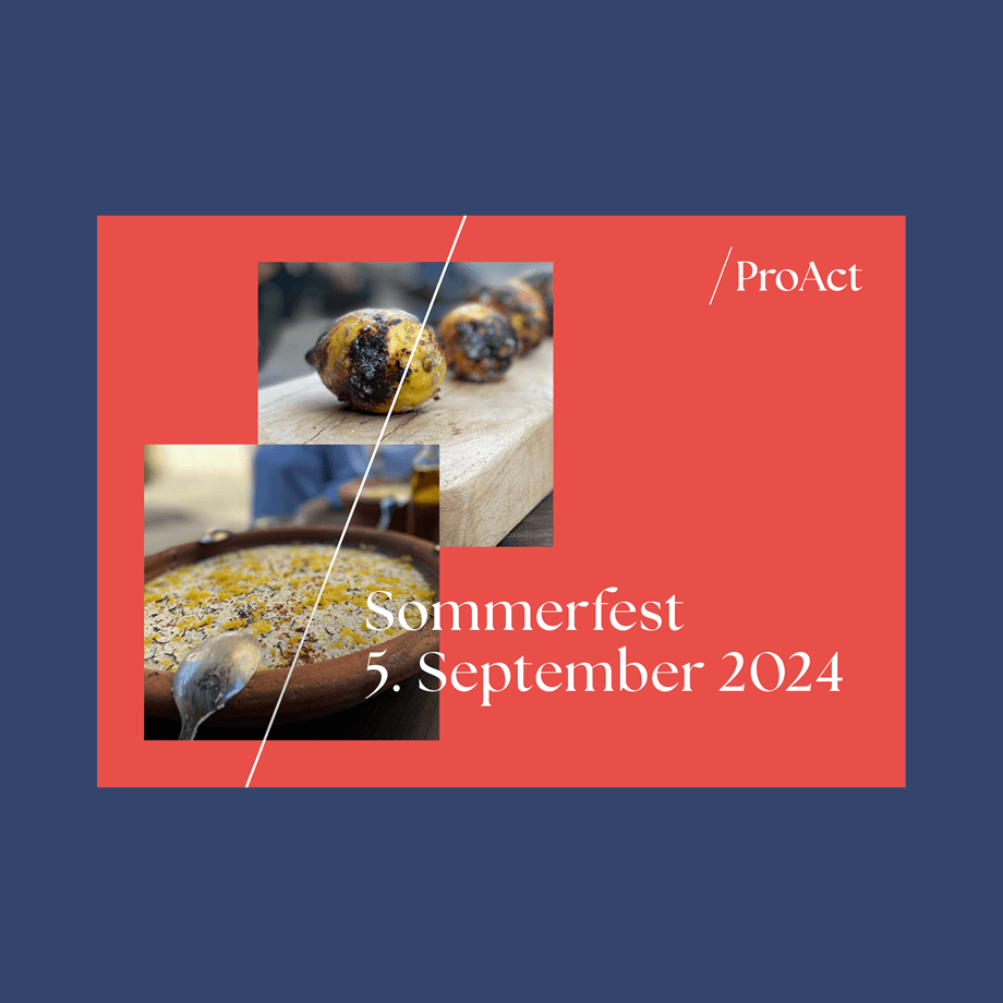 ProAct Flyer Zum Anbeissen: Mit einem gestalteten Fyler wird die Marke im Alltag eingesetzt.