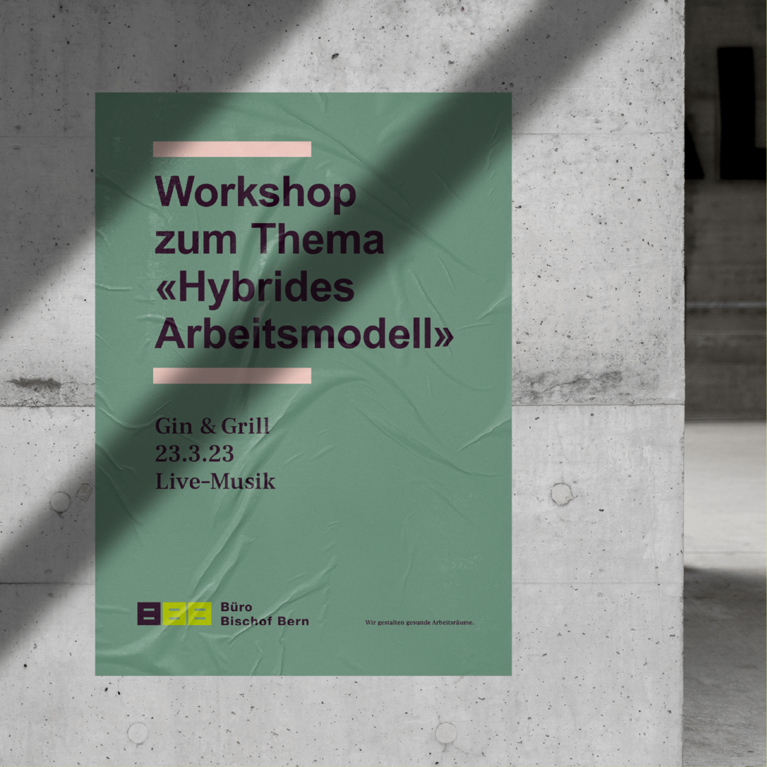 Büro Bischof Bern Mock-up Büro Bischof Bern Mock-up