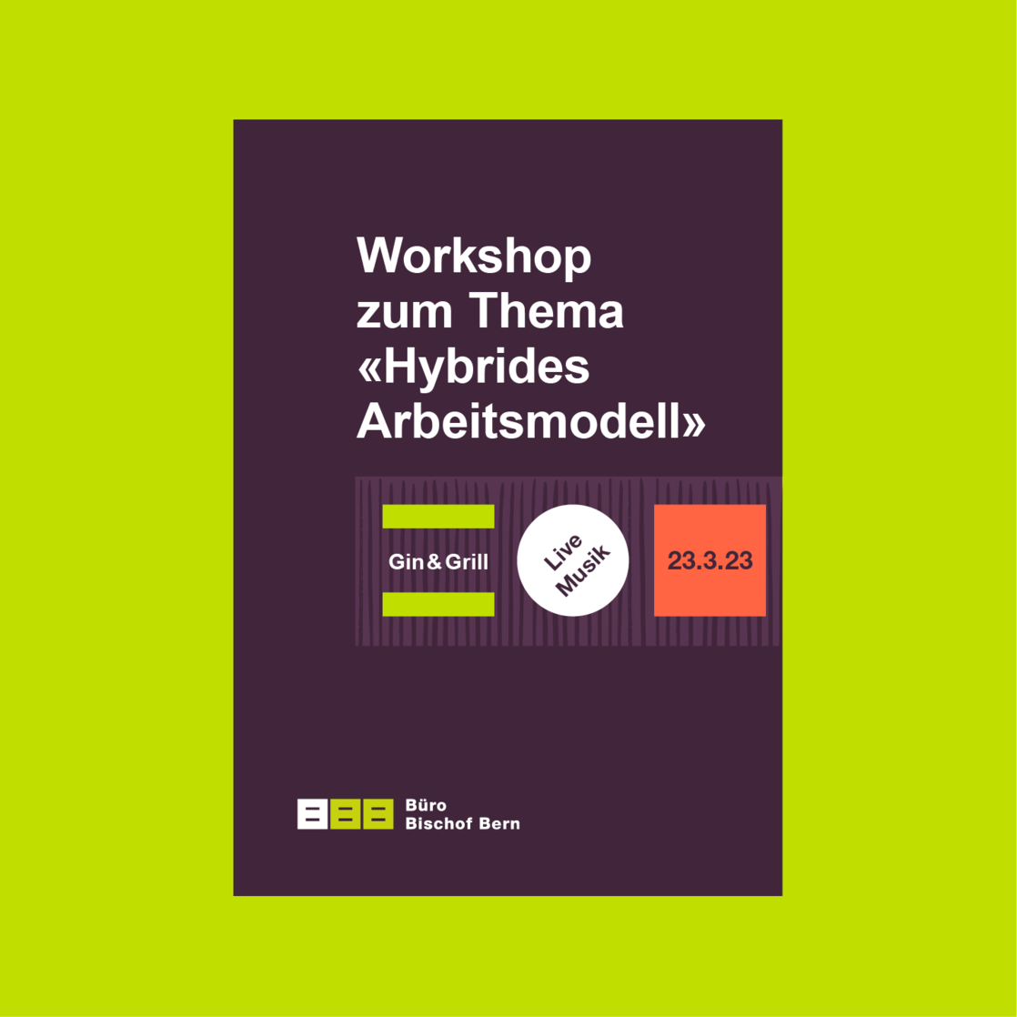 Büro Bischof Bern Mock-up Büro Bischof Bern Mock-up