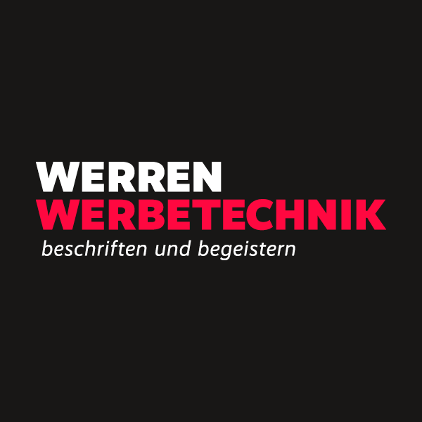 Werren Werbetechnik Logo mit Claim Werren Werbetechnik Logo mit Claim